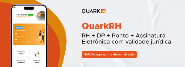 QuarkRH, o único sistema que engloba RH+ DP + Ponto com reconhecimento facial e QR Code +  Assinatura Eletrônica, que possui mais de 180 funcionalidades.